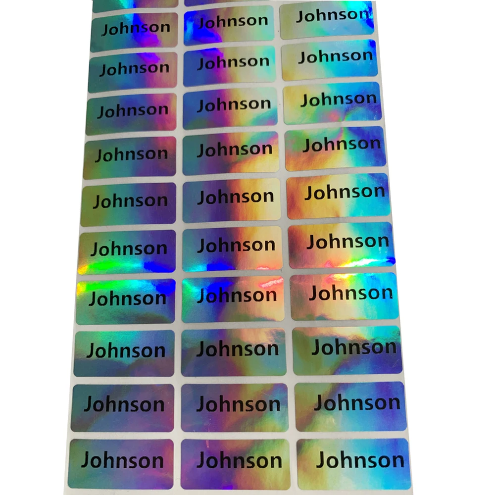 

3size Personalized Name Stickers Waterproof Daycare School Label Decal Scratch Proof Multi Purpose