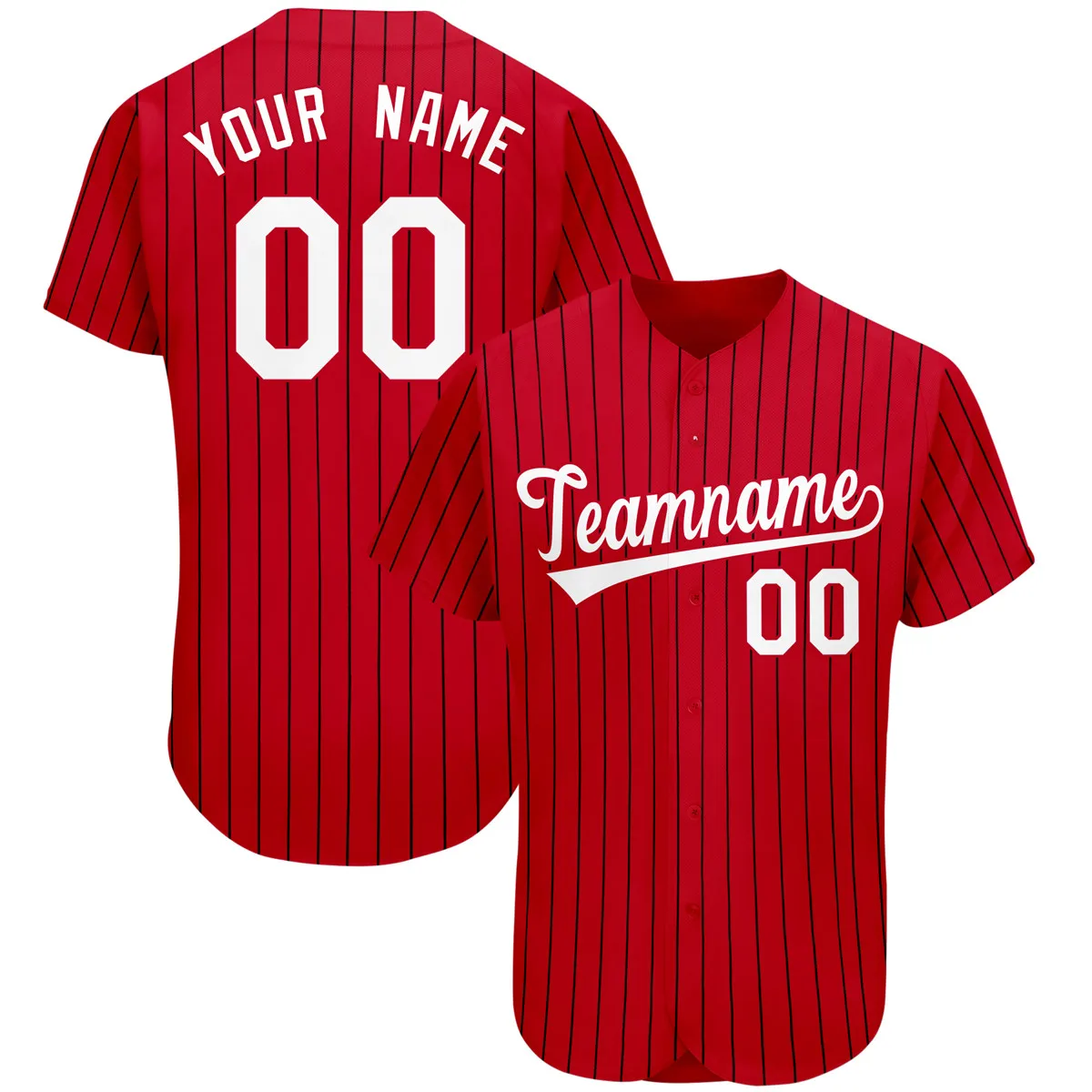 Training And Competition Baseball Jerseys Boys And Girls Sports DIY Printed