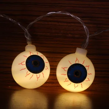 

Battery operated Halloween Eyeball LED String Light 2.5M 20LED Fairy Lights Halloween Wedding Party Festivals Indoor Decoration