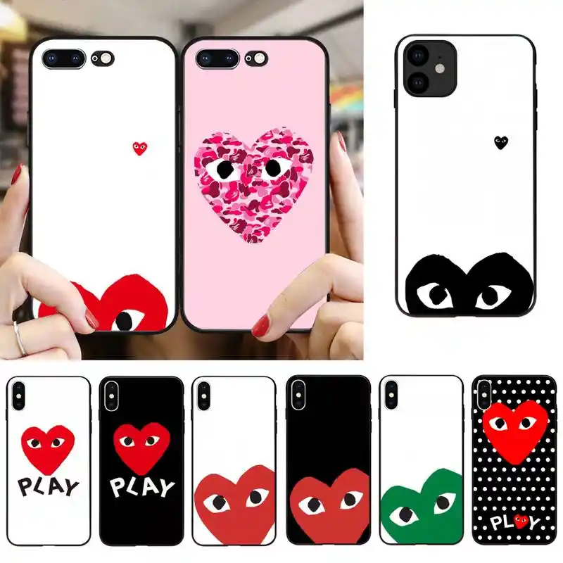 cdg play phone case