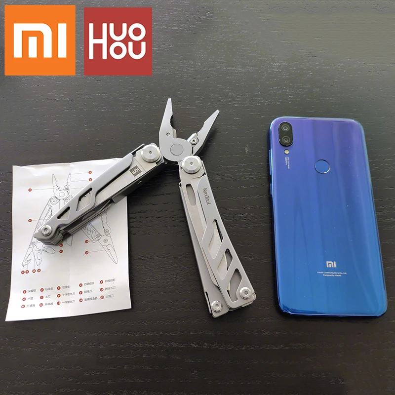 Xiaomi huoou многофункциональный инструмент швейцарский нож Бытовая отвертка армейский Suvival походные ножи Складной инструмент
