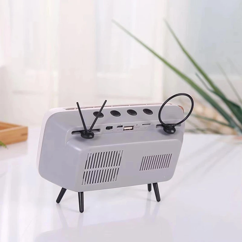 BT Bluetooth динамик мини портативный Ретро музыка ТВ Дизайн мобильный телефон