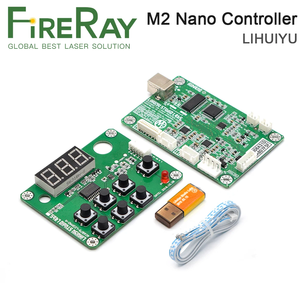 FireRay LIHUIYU M2 нано лазерный контроллер материнская основная плата + панель
