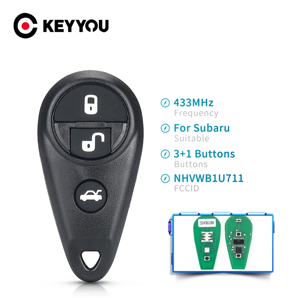 Key Fob Keyless Entry Remote Cover Protector for Subaru NHVWB1U711 3 Button Key Fob Keyless Entry Remote Cover Protector for Subaru NHVWB1U711 3 Button
