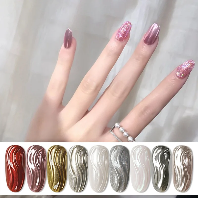 

New Multi Magic Mirror Effect Chrome Nail Powder Silver Metallic Glitter for Nail Art Design Pigment for Nails Dust Dropshipping