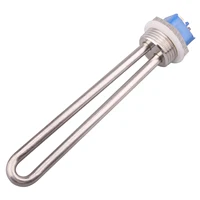 Chauffage à vis avec filetage NPT de 1 pouce, 12V, 150W/300W, 24V, 600W, 120V, 1kw/2kw, eau d'immersion, élément chauffant en acier inoxydable 304 4