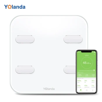 

Yolanda CS20A WiFi+Bluetooth Body Fat Scale Smart Electronic Digital Weight Scale 14 Body Composition APP Unlimited Users Scale