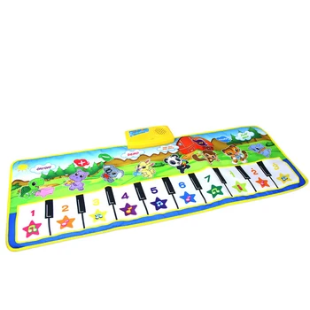

Foldable Easy Clean Touch Play Home Soft Multifunctional Battery Powered Baby Kids Toys Music Game Educational Gift Piano Mat