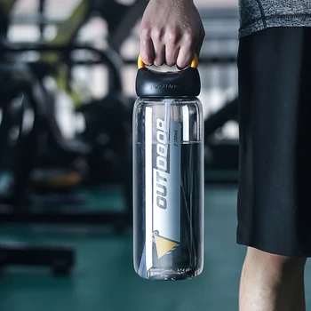 

GUIBOBO Big Size Sport Water Bottle 2000ml 2L Large Capacity Kettle For Outdoor Camping Cycling NO020529721