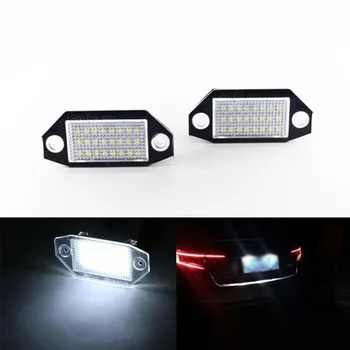 

24 SMD License Plate Light 6000K Replacement 24LED White Number Lamp Car