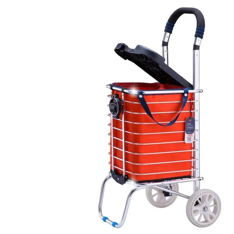 Koszyk ostrov Carro Shopping De Courses Avec Roulettes Mesa Cocina Chariot Roulant Carrello Cucina настольная Кухонная Тележка - Цвет: MODEL K