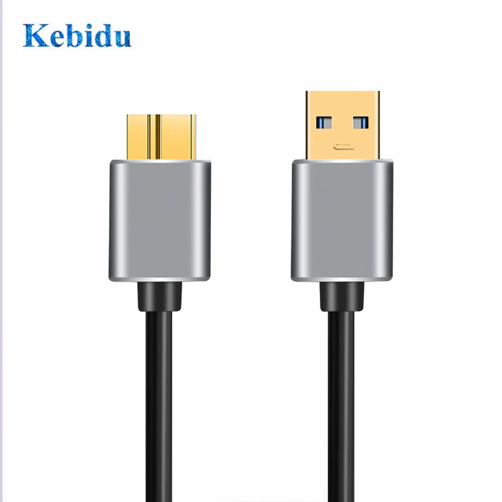 Кабель KEBIDU Micro USB 3,0 1 м кабель для быстрой зарядки данных USB шнур Кабели для мобильных телефонов внешний жесткий диск HDD samsung S5