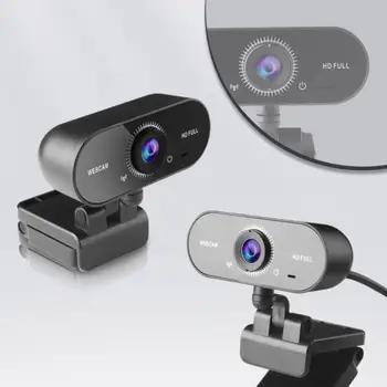 

W16 Full Hd 1080P 2K Computer Webcam Web Cam USB Free Drive With Microphone Conference Live Camera For Pc Computer Laptop