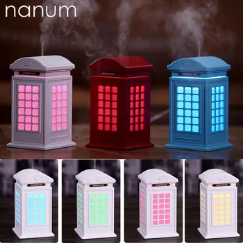 

New Car Essential Oil Diffuser Mini Ultrasonic telephone booth Humidifier LED Night Light USB Aromatherapy Fogger Car Air Freshe