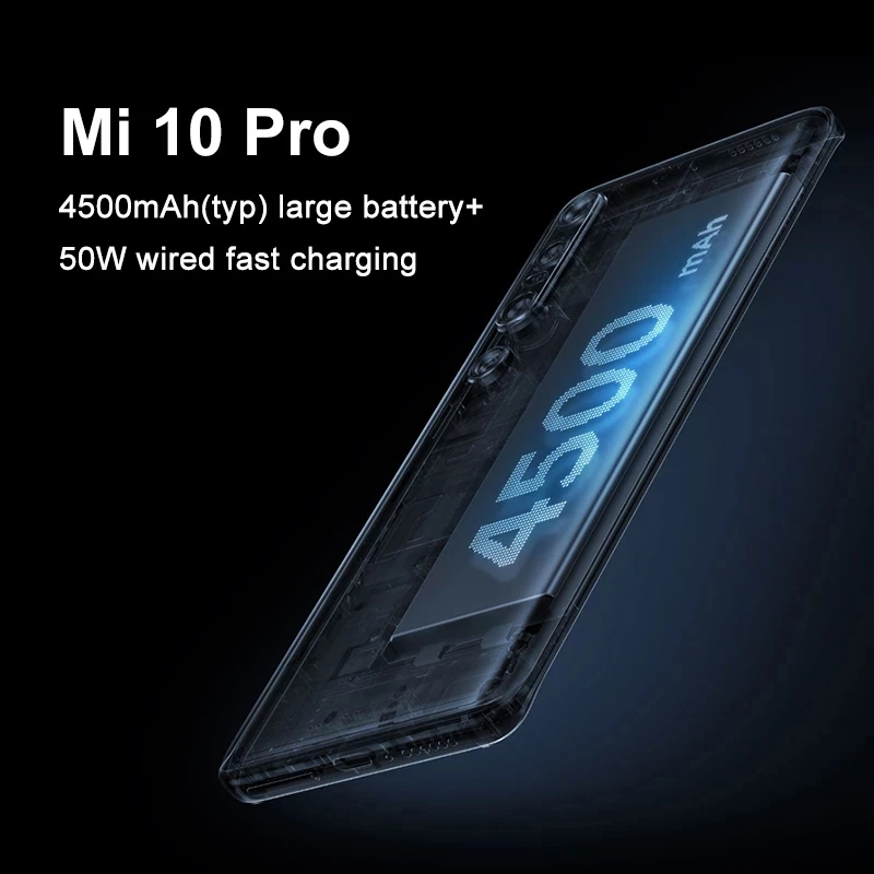 Глобальная версия Xiaomi Mi 10 pro 8 Гб 256 мобильный телефон 5G Snapdragon 865 Octa Core 108MP Quad Camera 6 67