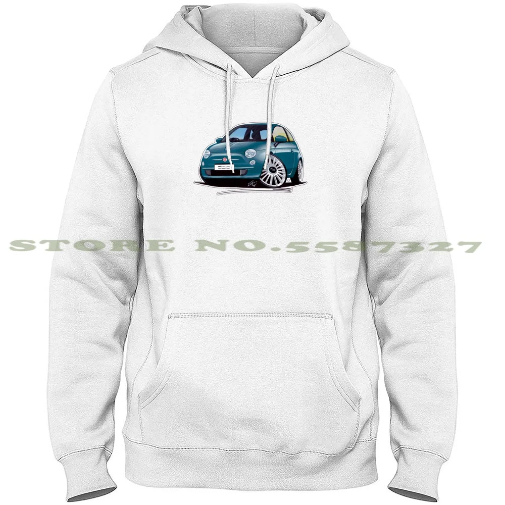 

New Fiat 500 Jive Blue Gym Jogger Hoodies 500 Fiat Jive Blue City Car Cute Italian Cars