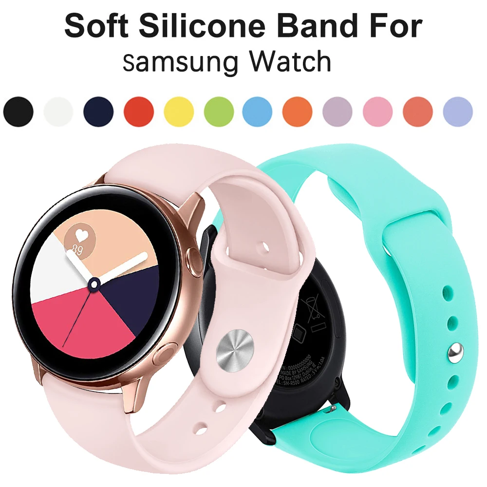 

Silikon Sport Band Strap für Samsung Getriebe S3 Galaxy Aktive Uhr 22 20mm Band Getriebe S2 Klasse Quick Release armband 20mm 22