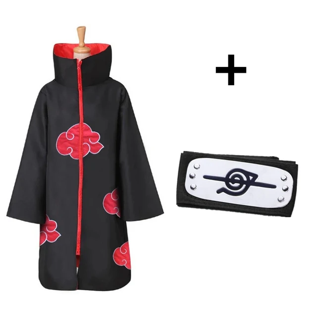 Cloak Akatsuki Cosplay Costumes Anime Coat Mantle Deidara Red Cloud Robe vampire costume women Cosplay Costumes