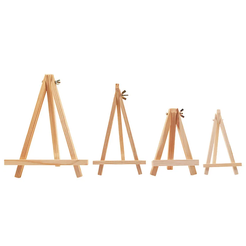 50Pcs Kids Mini Wooden Easel Art Painting Card Stand Display Holder Drawing  for School Student Artist Supplies 16X9cm - AliExpress