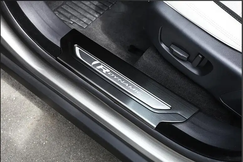 Применяется только для Land Rover Range Rover velar дверной порог Range Rover Vela Добро пожаловать педаль защита двери Модифицированная внутренняя отделка патч