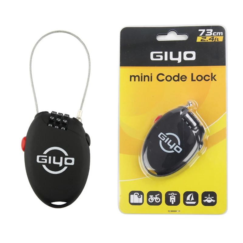 

Mini Anti Theft Bike Gear Locks Steel Wire Bicycle Password Security Cable Locks