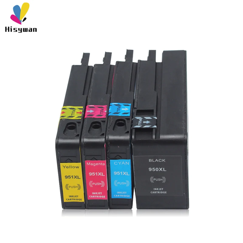 Hisywan 950XL 951XL переработанного чернильного картриджа для hp 950 951 Officejet 8100 8600 8610 8615 8620 8625 8630 251dw 276dw принтер для hp 950