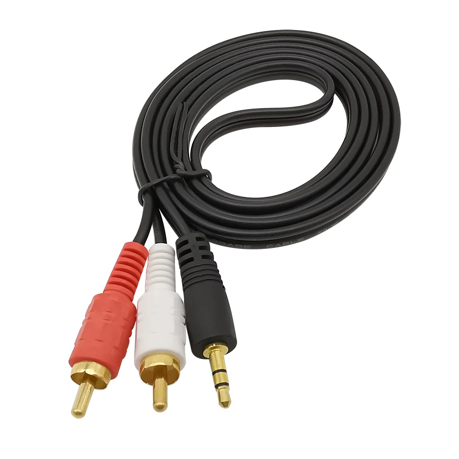 Cable con 1 mini Jack Stereo a 2 Jack Mono de 3 metros