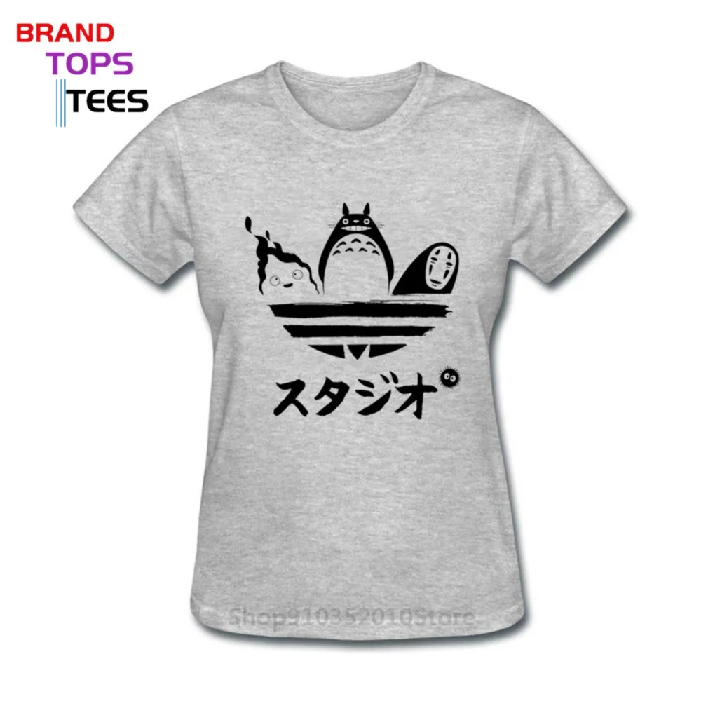 Women Brand Totoro T Shirts No Face Spirited Away Ghibli Red Tshirt Studio  Ghibli T Shirt Printing Minions Female Trendy Apparel|T-Shirts| - AliExpress