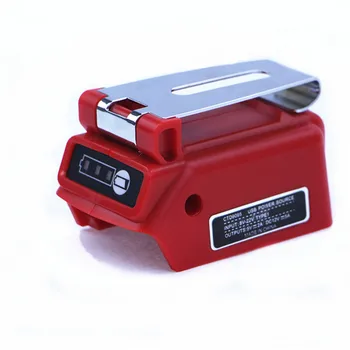 

Li-Ion Battery Power Adapter DC 12V USB Battery Converter for Black & Decker 20V Lithium Battery Replacement Assembly