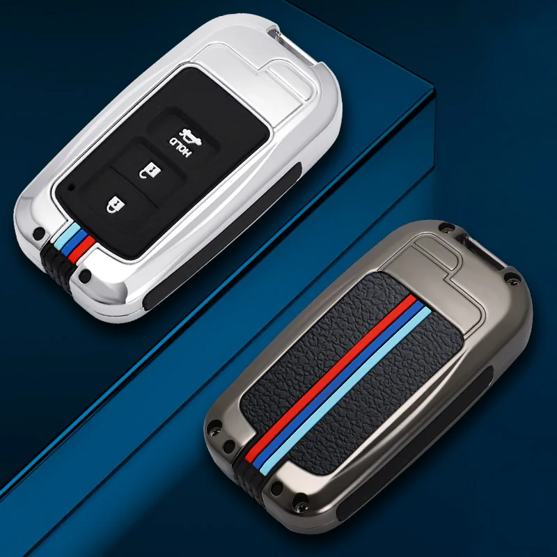 Custodia per chiave auto in lega di zinco per Toyota Camry Corolla Avalon Rav4 Land Cruiser Prado Fob portachiavi proteggi accessori portachiavi 17 Custodia per chiave auto in lega di zinco per Toyota Camry Corolla Avalon Rav4 Land Cruiser Prado Fob portachiavi proteggi accessori portachiavi - H81551afabf4e483682e18e827af2f738B