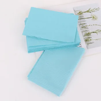 

125pcs Oral Bibs Disposable Nonwovens Dental Lab Accessories Dental Bibs Oral Scarf for Clinic Dental Lab Dentist