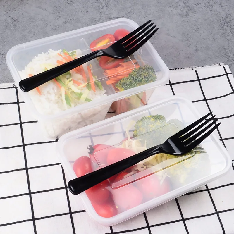 

Disposable Lunch Box Thick Transparent Rectangular Plastic Fast Food Box Sealing Salad Fast Food Take-out Bale Box with Lid