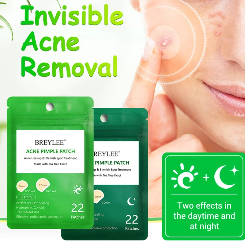 Pimple Acne Treatment Patch Stickers Pimple Remover Tool Blemish Spot Skin Care Facial Waterproof Day Night Use