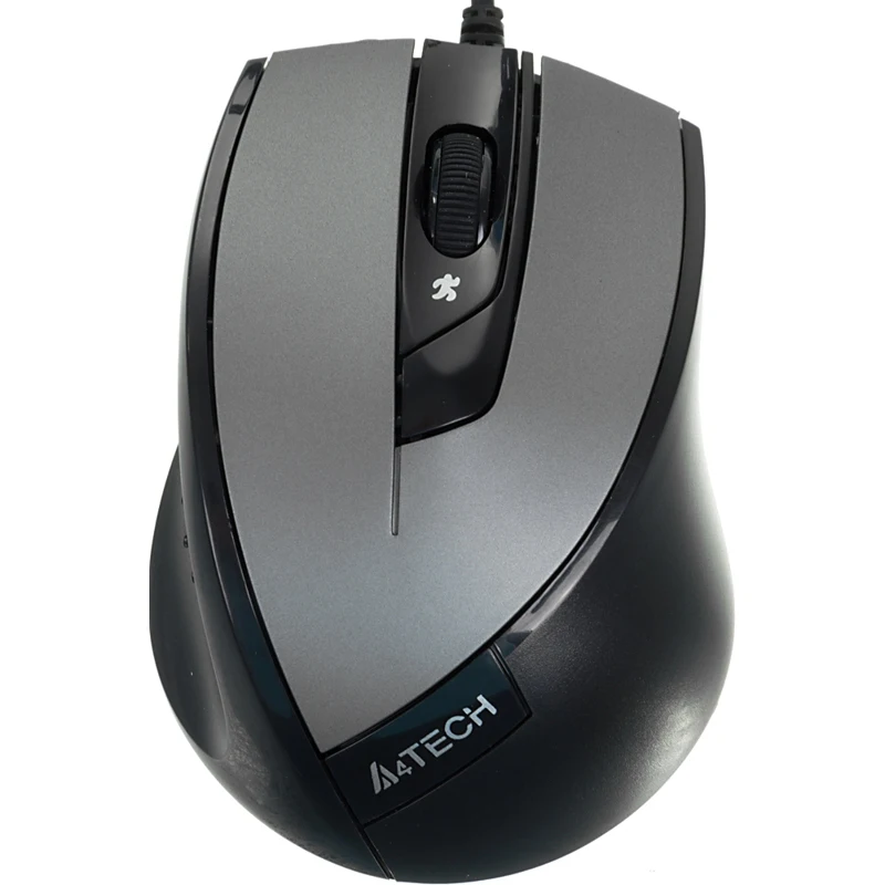 Мышь A4 V-Track Padless N-600X-2 серый оптическая(1600dpi) USB(3but
