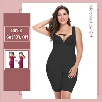 

【Free Shipping】Full Body Shaper Breathable Gather Chest Shapewear Tummy Control Corset Traning BPD027A