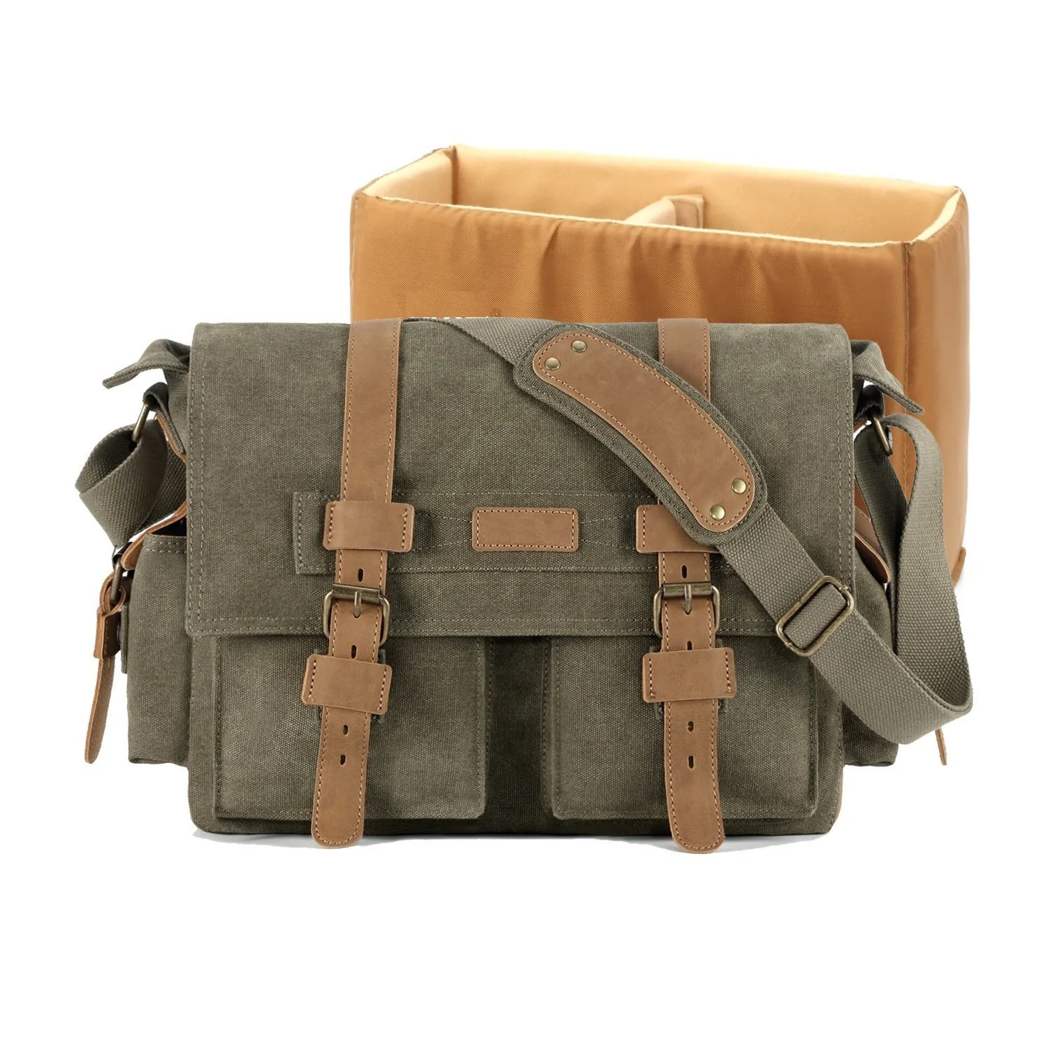 

Canvas Diagonal Package Digital Camera Bag Profession Single-lens Reflex Camera Bag Retro Shoulder Bag Wholesale Customizable