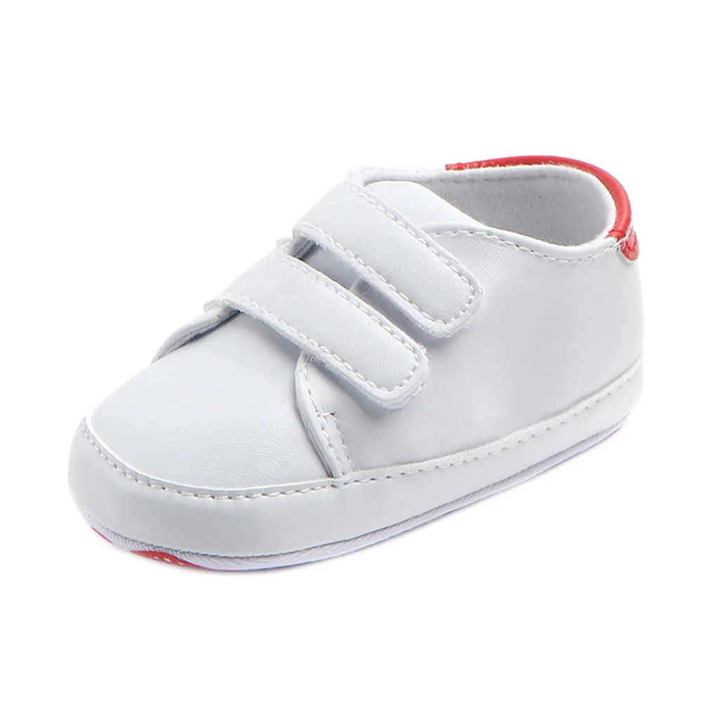 Новинка года; Сезон Зима; детская однотонная обувь с мягкой подошвой для маленьких мальчиков и девочек; кроссовки для первых прогулок; обувь для новорожденных; Sapato Infantil; детская обувь - Цвет: Красный