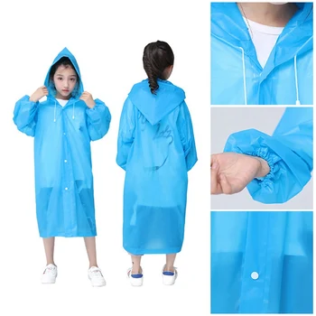 

Multi-function Waterproof Clothing Children Kids Rain Coat Hooded Siamese Long Outfit Overalls Isolation Suit Trench Coveralls