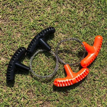 Manual Hand Steel Rope Chain Saw Practical Portable Emergency Survival Gear Steel Wire Kits Travel Tools Outdoor Camping Hiking 2