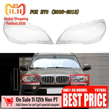 

Car Headlight Glass Headlamps Headlight Lens Cover Replacement Headlight Head Light Lamp Shell Cover For BMW X5 E70 2008-2013