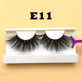 

Mikiwi high quality 3D real mink 25mm lashes luxury mink strip custom packaging transparent tray white tray