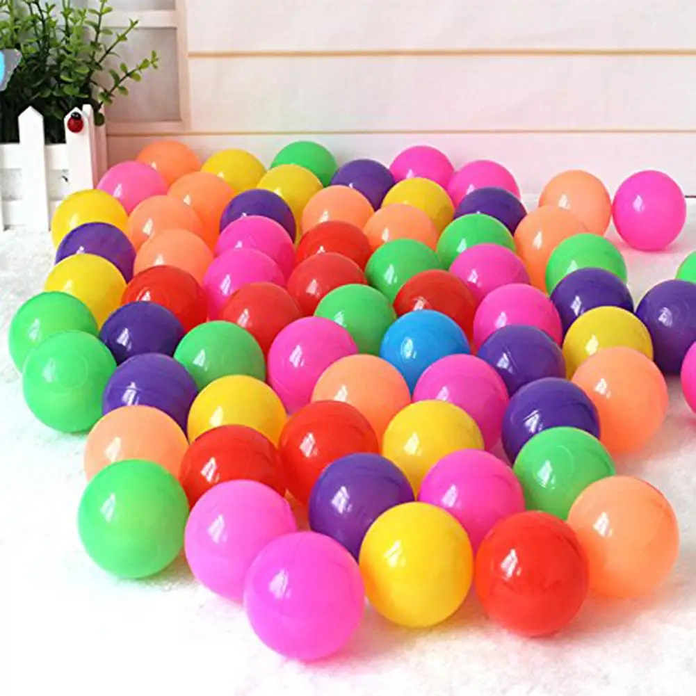 

50/100/200Pcs Eco-Friendly Colorful Ball Kids Swimming Soft Plastic Water Pool Ocean Wave Balls Swim Pit Children Bathing Toys