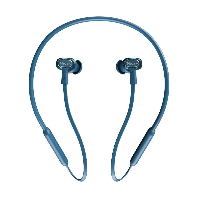 Беспроводные Bluetooth наушники спортивные легкие шейные наушники Apt-x CRS8645 MMCX с микрофоном шумоподавление