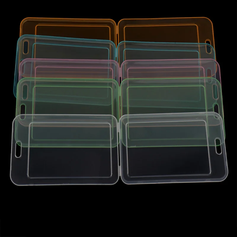 Transparent Card Cover Women Men Student Bus Card Badge Holder Business Credit Cards Bank ID School Supplies
