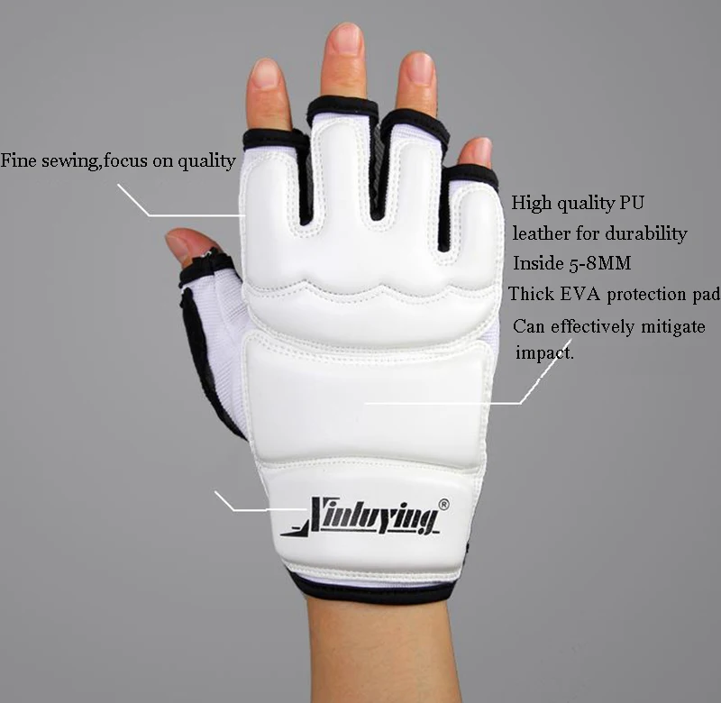 Boxing Half Fingers Adults Boxing GlovesKids Sandbag Training  Gloves SandaKarateMuay Thai Fitness Taekwondo Protector (4)