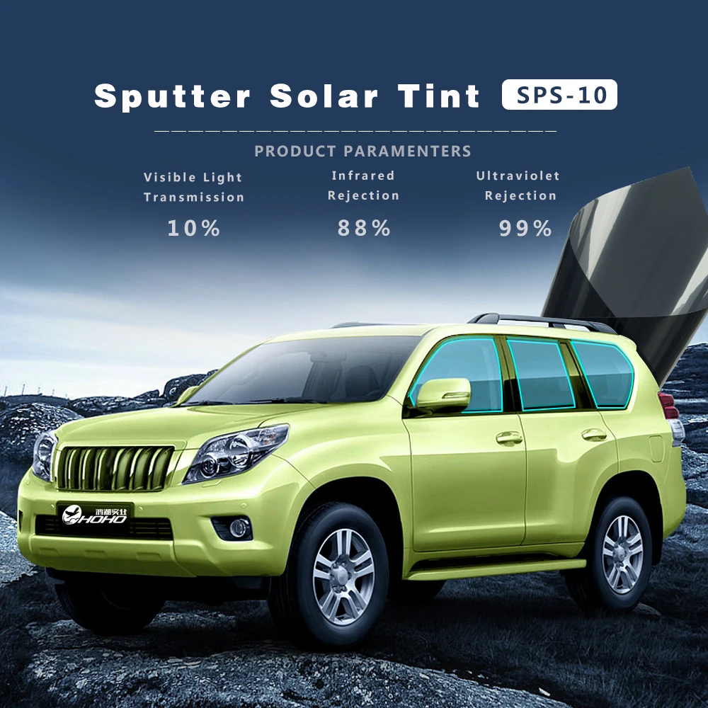 Sunice автомобильные экраны для окон тонировка Тонирующая пленка Sputter Солнечная пленка Авто домашнее стекло летнее Солнечное УФ-защитное клейкие пленки