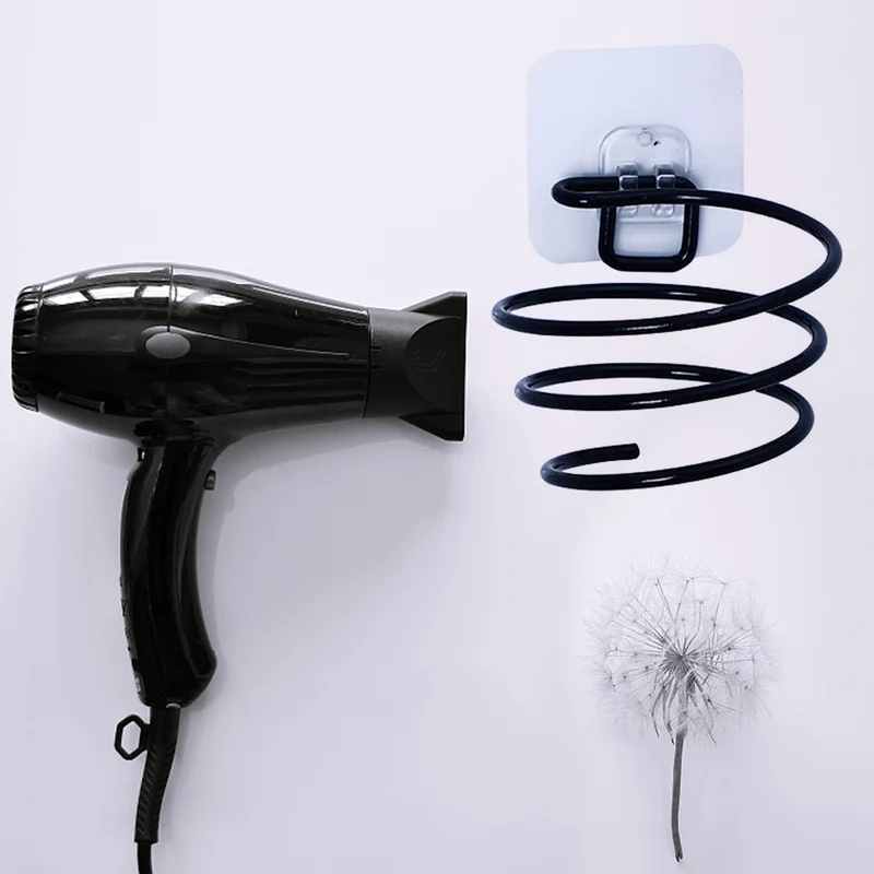 

High Quality 2019 Innovative Wall-mounted Hair Dryer Bathroom Stainless Steel Holder Hairdryer Shelf for Hairdryer Shelves 1 pcs