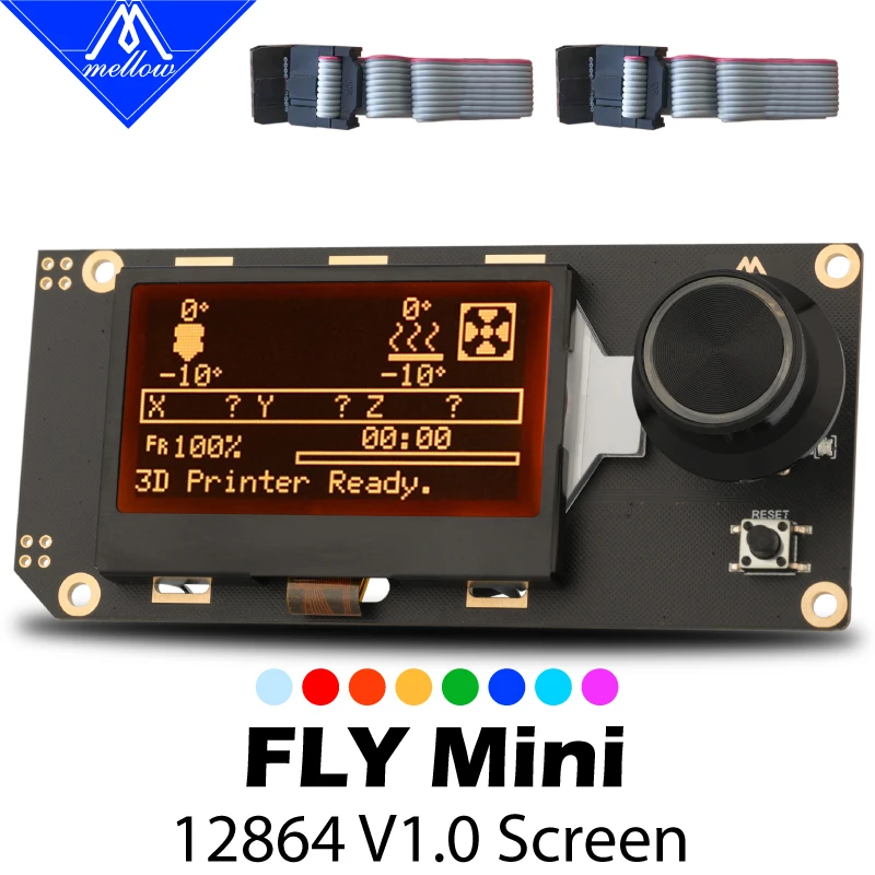 Дисплейный экран Mellow FLY Mini V1.0 12864 для ужина ⑥ Cdy Duet 2 Supper SKR 1 3 4 MKS Marlin Reprap и Klipper