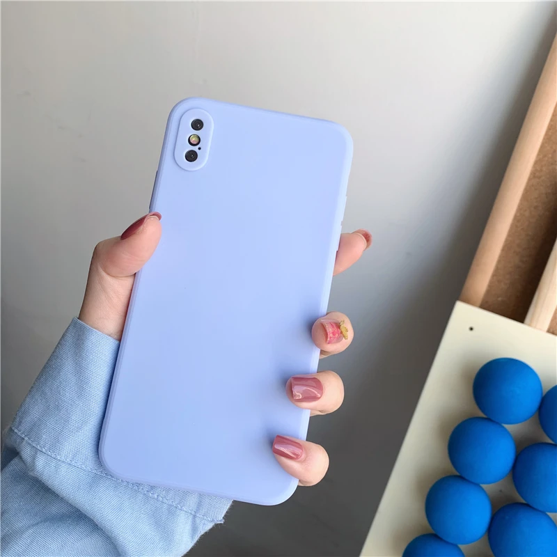 Ban Đầu Silicone Cao Cấp Dành Cho Iphone 7 8 6 6S 6 Plus 12 11 Pro X XS MAX XR SE ốp Lưng Điện Thoại Trên Iphone 7 8 12 Mini 10 Bao custom iphone cases Cases For iPhone