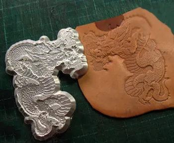

Dragon pattern Hand-work unique design leather working tools carving punches stamp craft tools